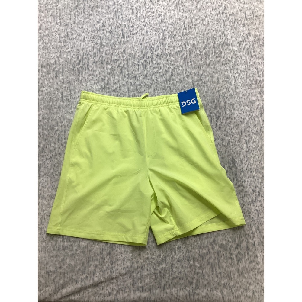 DSG Boys Agility Shorts Light Lime Neon Yellow XL  Athletic‎ Gym Sportswear NEW